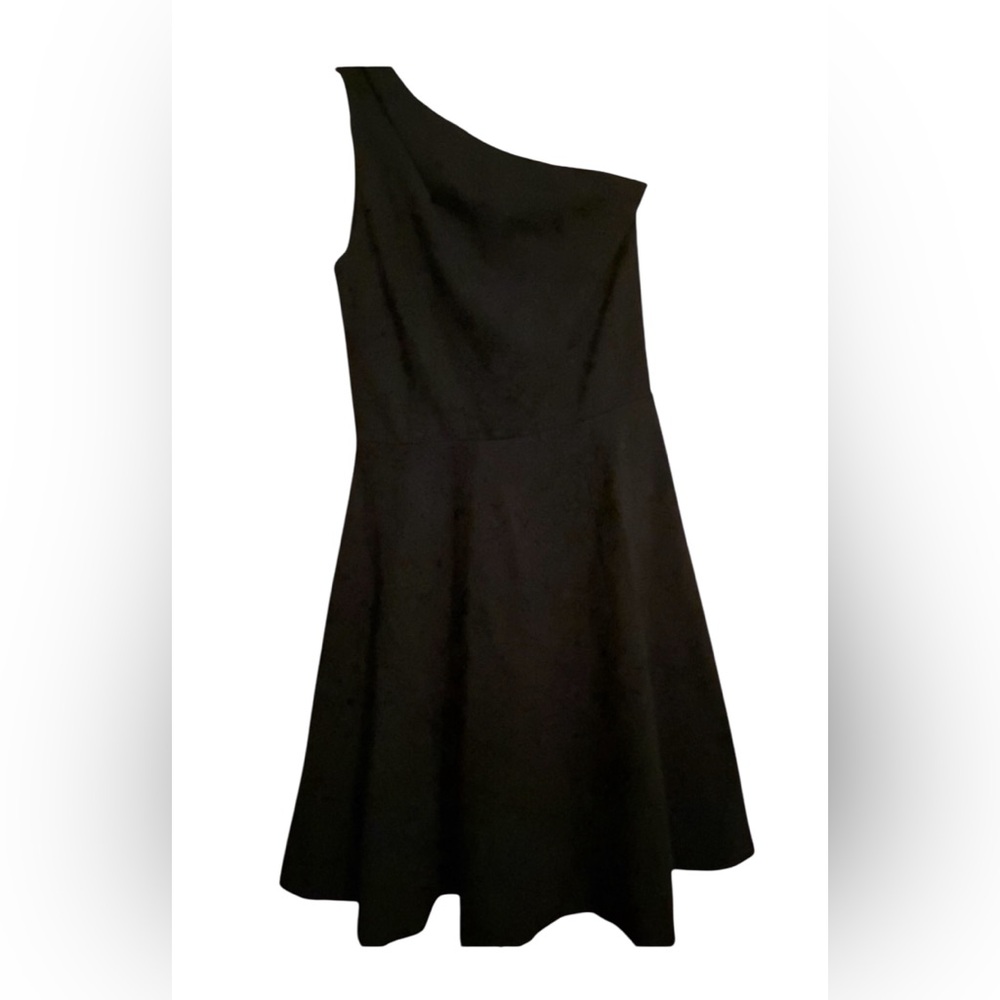 NWT LOVE ADY BLACK ONE SHOULDER FIT AND FLARE DRESS SIZE S